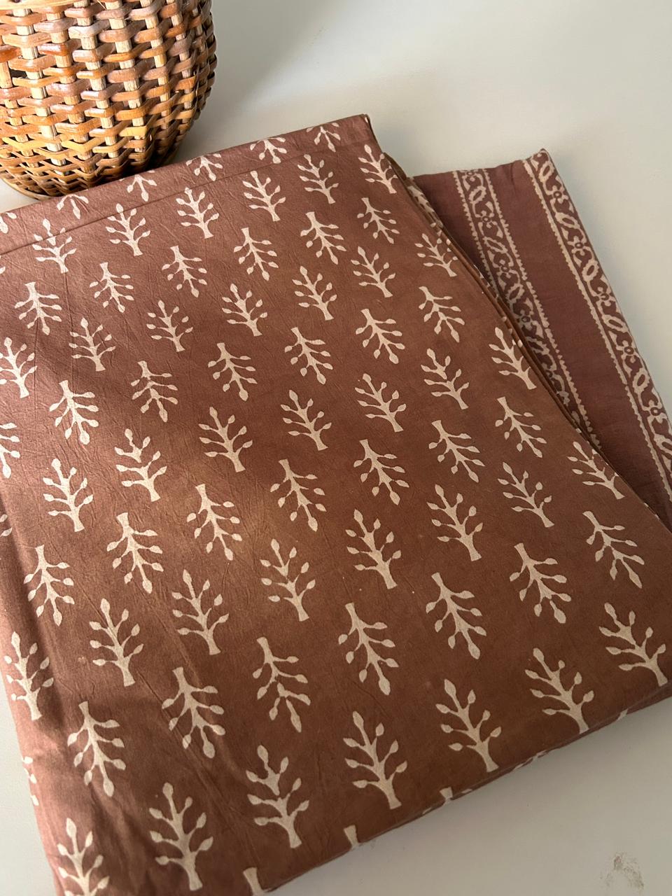 Handblock Kurta and Bottom