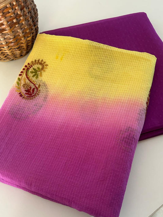 Chikankari Dupatta with Handloom Kurta and Bottom