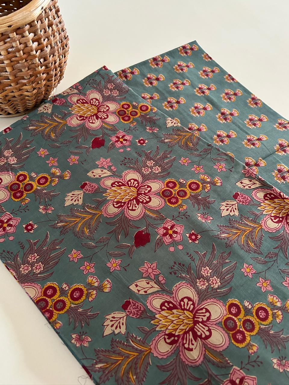 Handblock Cotton Set