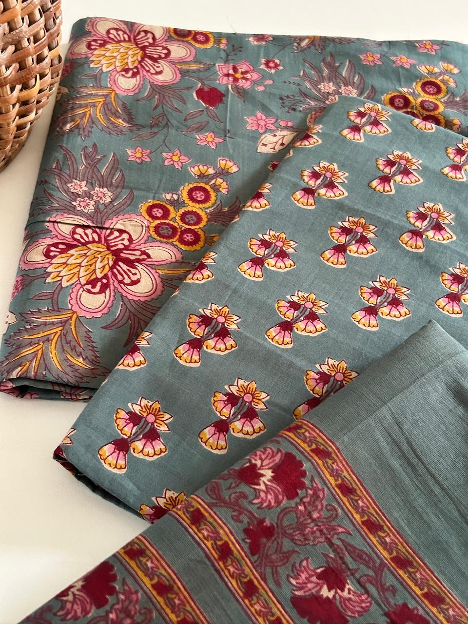 Handblock Cotton Set