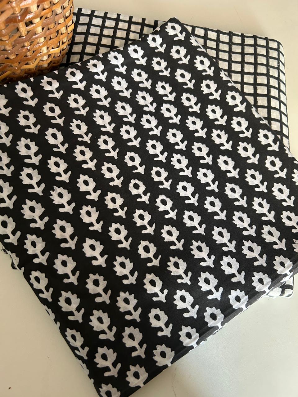 Handblock Kurta and Bottom