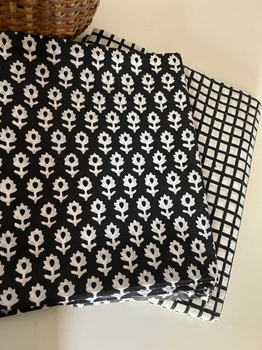 Handblock Kurta and Bottom