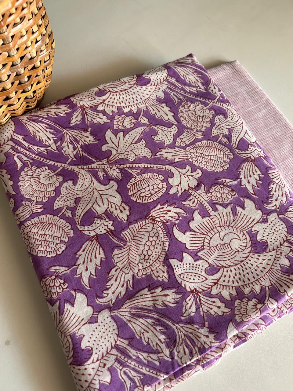 Handblock Kurta and Bottom