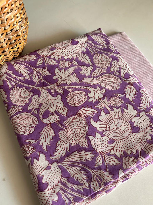 Handblock Kurta and Bottom