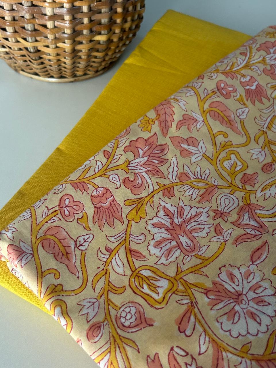 Handblock Kurta and Bottom