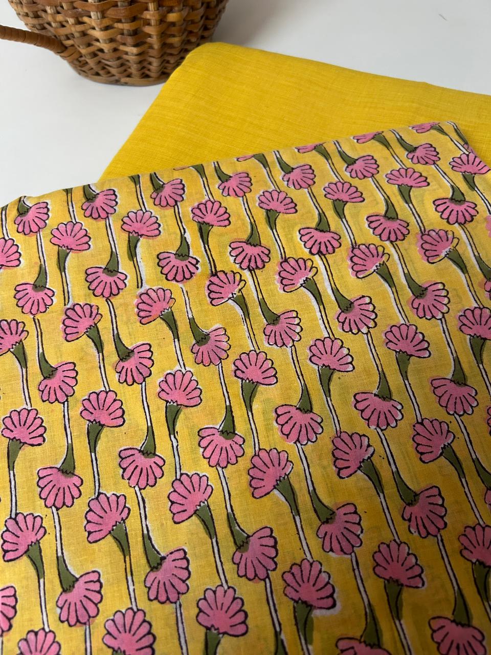 Handblock Kurta and Bottom